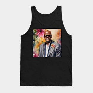 Samuel L. Jackson watercolor actor Tank Top